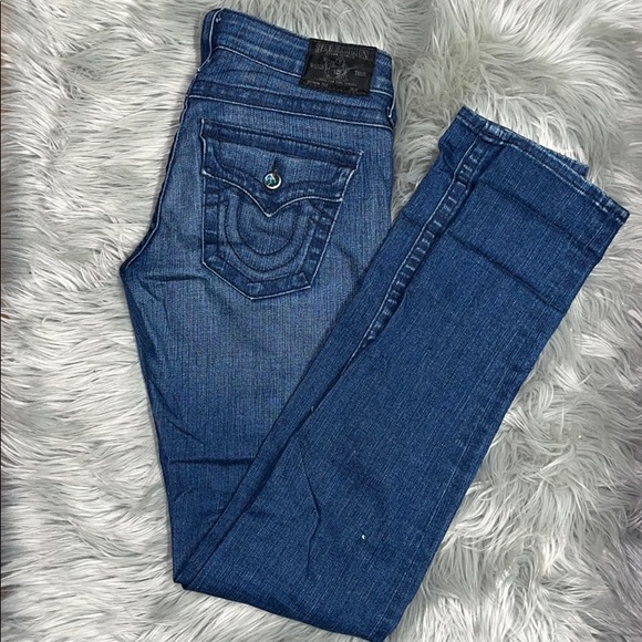 TRUE RELIGION ‘Julie’ Low Rise Skinny Jeans - Picture 1 of 10